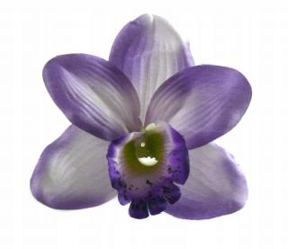 Storczyk Cymbidium - główka Violet sztuczne kwiaty - główka w pąku