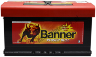 BANNER POWER BULL P80 14 12V 80Ah 700A P+ BANNER POWER BULL P8014 12 V 80 Ah 700 A P+