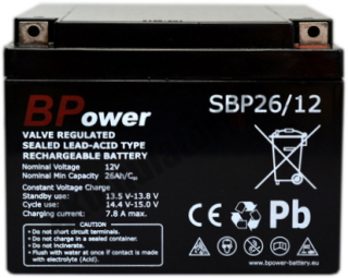 BPower SBP 26/12 12V 26Ah AGM SBP26/12