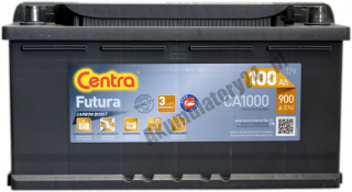 CENTRA Futura CA1000 12V 100Ah 900A P+ CENTRA Futura CA 1000 12 V 100 Ah 900 A P+