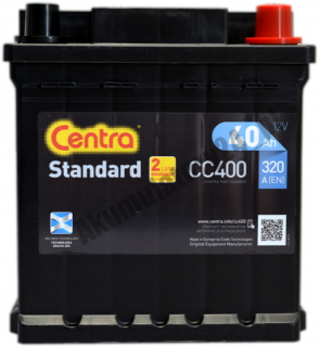 CENTRA Standard CC400 12V 40Ah 320A P+ CENTRA Standard CC 400 12 V 40 Ah 320 A P+