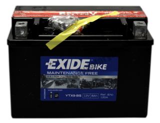 EXIDE YTX9-BS 12V 8Ah 120A L+