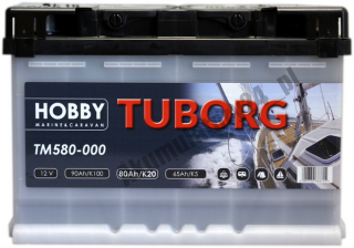 TUBORG HOBBY TM580-000 12V 80AH
