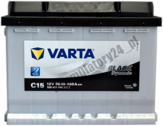 VARTA Black Dynamic C15 12V 56Ah 480A L+ VARTA Black Dynamic C 15 12 V 56 Ah 480 A L+
