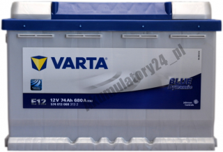 VARTA Blue Dynamic E12 12V 74Ah 680A L+ VARTA Blue Dynamic E 12 12 V 74 Ah 680 A L+