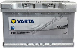 VARTA SILVER DYNAMIC F19 12V 85Ah 800A P+ VARTA SILVER DYNAMIC F 19 12 V 85 Ah 800 A P+