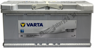 VARTA SILVER DYNAMIC I1 12V 110Ah 920A P+ VARTA SILVER DYNAMIC I 1 12 V 110 Ah 920 A P+