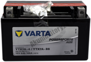 VARTA YTX7A-BS 12V 6Ah 105A L+