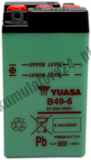 YUASA B49-6 6V 8,4Ah L+