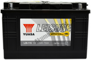 YUASA LEISURE L35-115 12V 115Ah 750A L+