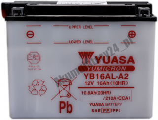 YUASA YB16AL-A2 12V 16,8Ah 210A P+