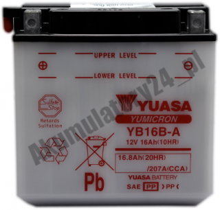 YUASA YB16B-A 12V 16.8Ah 207A