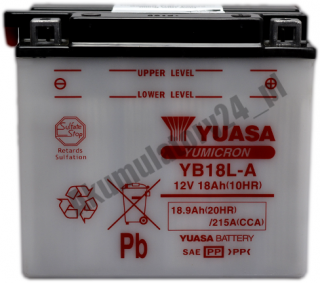 YUASA YB18L-A 12V 18,9Ah 215A P+