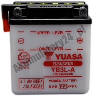 YUASA YB3L-A 12V 3,2Ah 30A P+