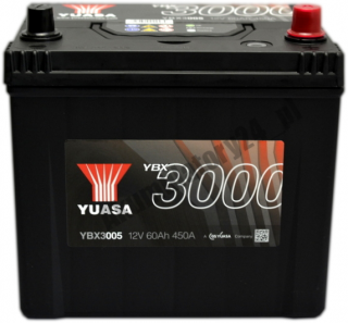 Yuasa YBX 3005 12V 60Ah 450A Yuasa YBX 3005 12 V 60 Ah 450 A