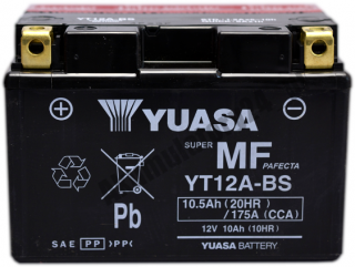 YUASA YT12A-BS 12V 10,5Ah 175A L+