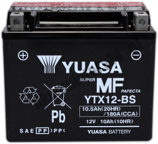YUASA YTX12-BS 12V 10,5Ah 180A L+