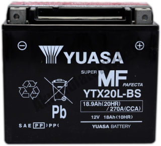 YUASA YTX20L-BS 12V 18,9Ah 270A P+