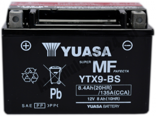 YUASA YTX9-BS 12V 8,4Ah 135A L+