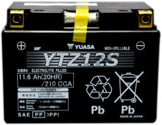 YUASA YTZ12S 12V 11,6Ah 210A L+