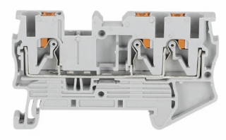 Złączka szynowa 3 polowa PT 2.5 TWIN ZUG na szynę DIN