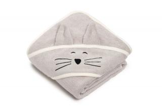 Bambusowy ręcznik light beige - cat