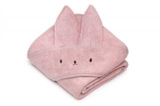 Bambusowy ręcznik powder pink - rabbit - 85x85 cm
