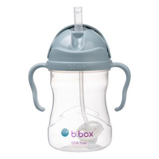 Bidon ze słomką 240 ml, błękitny
