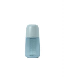 Butelka Silikonowa SX Pro Colour Essence 240 ml średni przepływ - niebieska