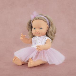 Lalka dziewczynka Europejka 38 cm Ciemny Blond, Miniland My Friends  Me