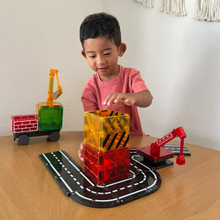 MAGNA-TILES Klocki Magnetyczne Builder 32 elementy