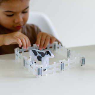 MAGNA-TILES Klocki Magnetyczne Farm Animals 25 elementów – Kreatywna zabawa na farmie