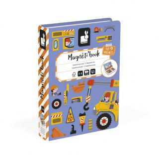 Magnetyczna układanka Plac budowy Magnetibook 3-8 lat