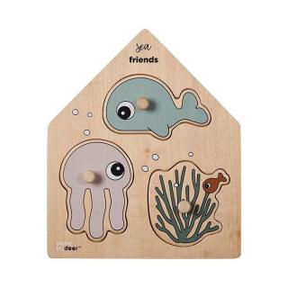 Puzzle Drewniane - Sea Friends