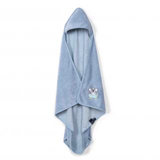 Ręcznik Bamboo Soft - NEWBORN - DUSTY BLUE - HELLO WORLD