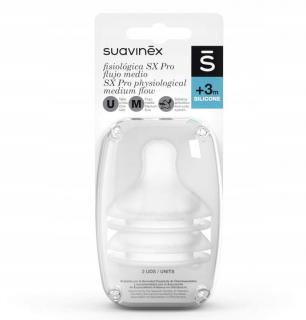 Smoczki do butelek SX Pro o średnim przepływie +3m