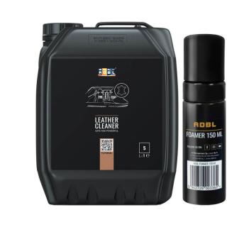 ADBL Leather Cleaner 5L - środek do czyszczenia skóry z butelką pianującą GRATIS