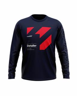 CarPro Long-Shirt Red Detailer XL - bluzka z długim rękawem