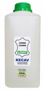 Kecav Leather Cleaner Light 1L - preparat do czyszczenia mocno zabrudzonych skór