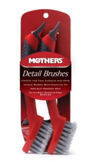Mothers Detail Brushes - uniwersalne szczotki do czyszczenia elementów zewnętrznych