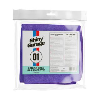 Shiny Garage Smear free Glass Cloth 2pack -zestaw mikrofibr do szyb
