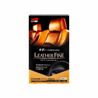 Soft99 Leather Fine Cleaner  Conditioner 100ml - preparat do czyszczenia i odżywiania skóry
