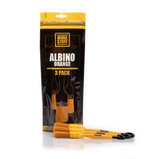 Work Stuff Detailing Brush Albino Orange 3 pack - zestaw pędzelków detailingowych