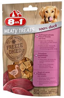 8in1 Meaty Treats Freeze Dried Kaczka Przysmaki liofilizowane dla psa op. 50g