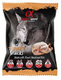 Alpha Spirit Przysmak Turkey Snacks dla psa op. 50g WYPRZEDAŻ