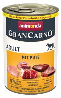 Animonda GranCarno Adult wieprzowina z indykiem Mokra Karma dla psa op. 400g