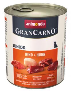 Animonda GranCarno Junior wołowina z kurczakiem Mokra Karma dla szczeniaka op. 800g [Data ważności: 25.07.2025]