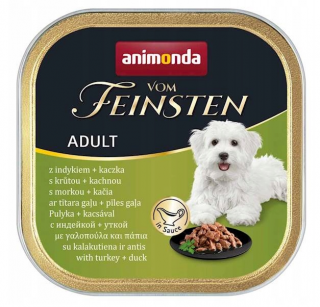 Animonda vom Feinsten Adult Indyk z kaczką Mokra Karma dla psa op. 150g