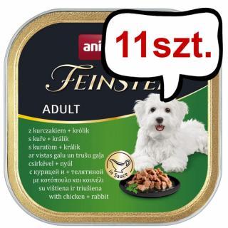 Animonda vom Feinsten Adult kurczak z królikiem Mokra Karma dla psa op. 150g Pakiet 11 szt.