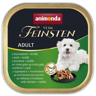 Animonda vom Feinsten Adult kurczak z królikiem Mokra Karma dla psa op. 150g